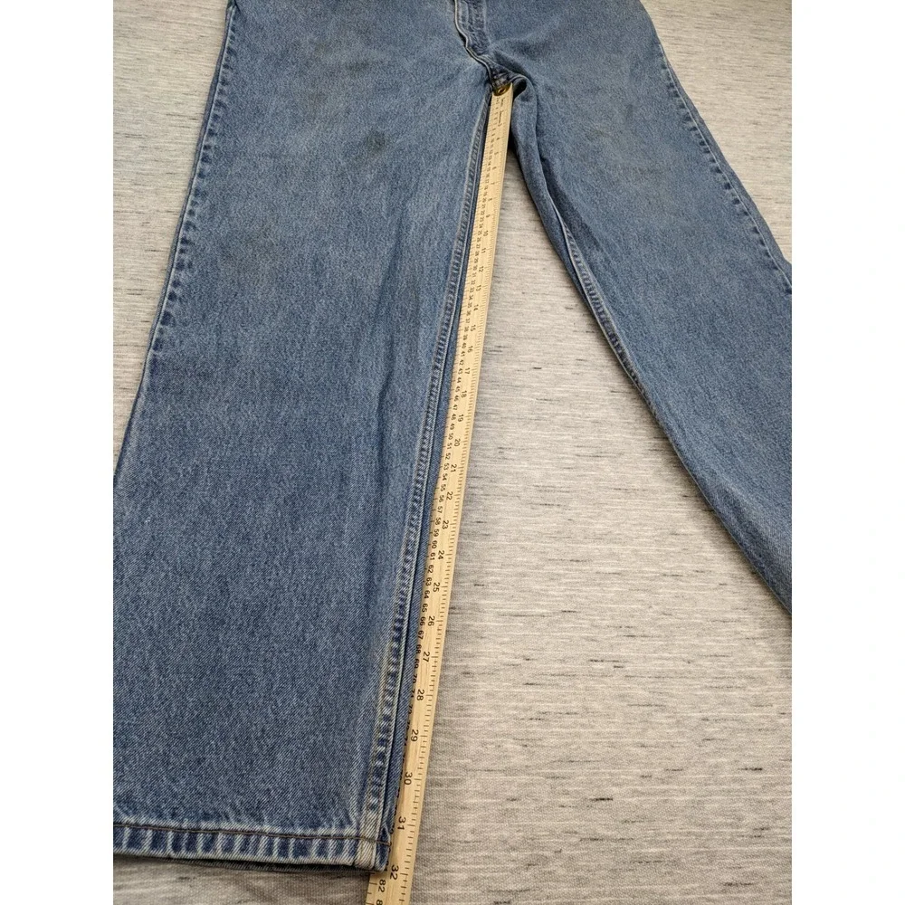 Vtg Levi's Relaxed Fit Jeans Straight Leg Denim Pants Casual Classic 40x32 STAIN